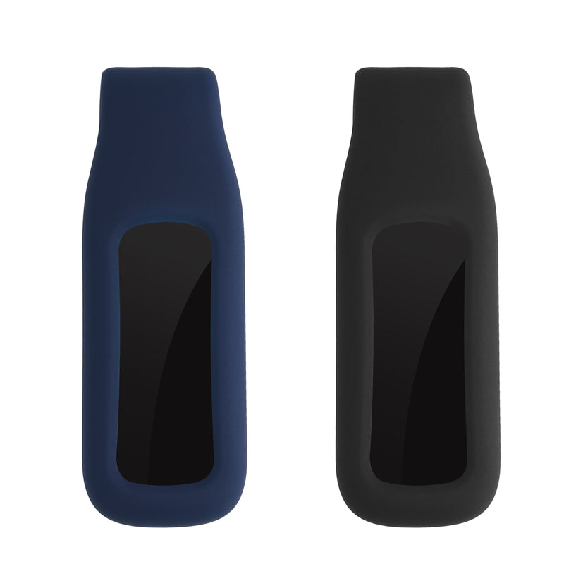 kwmobile Clip Holder Compatible with Fitbit Luxe Silicone Fitness Tracker Holder without Tracker