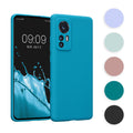 kwmobile Handyhülle kompatibel mit Xiaomi 12 / 12X Hülle - Handy Case aus weichem Silikon in Schwarz matt Schwarz matt  