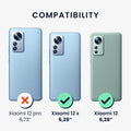 kwmobile Phone Case for Xiaomi 12 / 12X Case Silicone Protective Cover