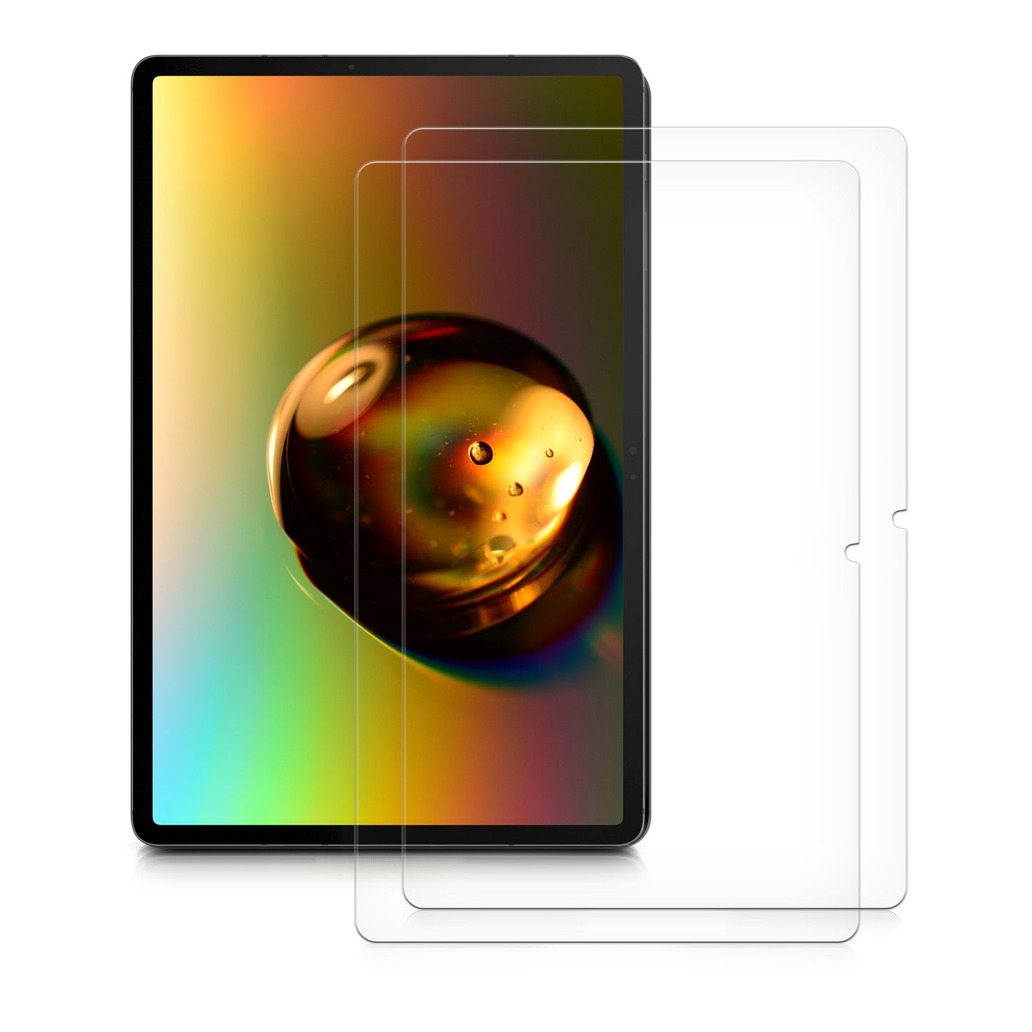 2x Screen Protector compatible with Samsung Galaxy Tab S8 Plus