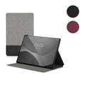kwmobile Schutzhülle kompatibel mit Samsung Galaxy Tab S8 Ultra / S9 Ultra - Hülle Slim - Tablet Cover Case mit Ständer Anthrazit Schwarz Anthrazit  