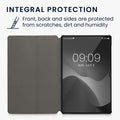 kwmobile Protective Cover Compatible with Samsung Galaxy Tab S8 Ultra / S9 Ultra - Slim Case - Tablet Cover Case with Stand