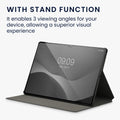 kwmobile Protective Cover Compatible with Samsung Galaxy Tab S8 Ultra / S9 Ultra - Slim Case - Tablet Cover Case with Stand
