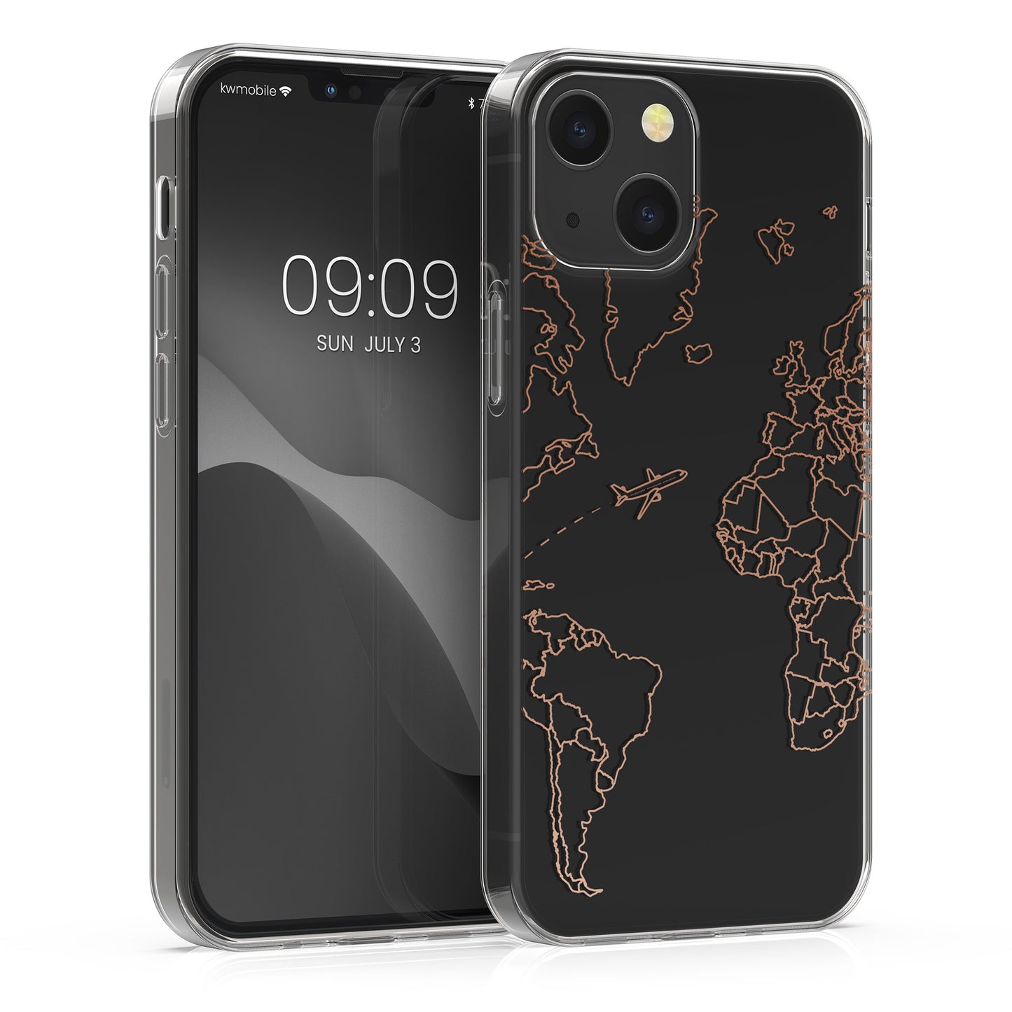 kwmobile Case Compatible with Apple iPhone 13 - Silicone Phone Case