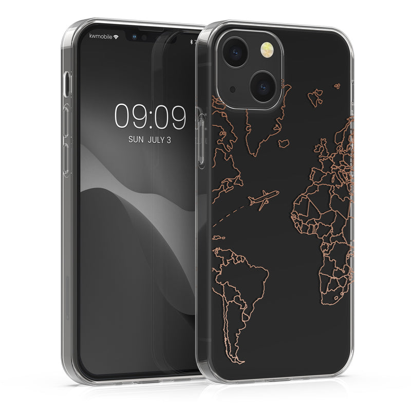 kwmobile Case Compatible with Apple iPhone 13 - Silicone Phone Case