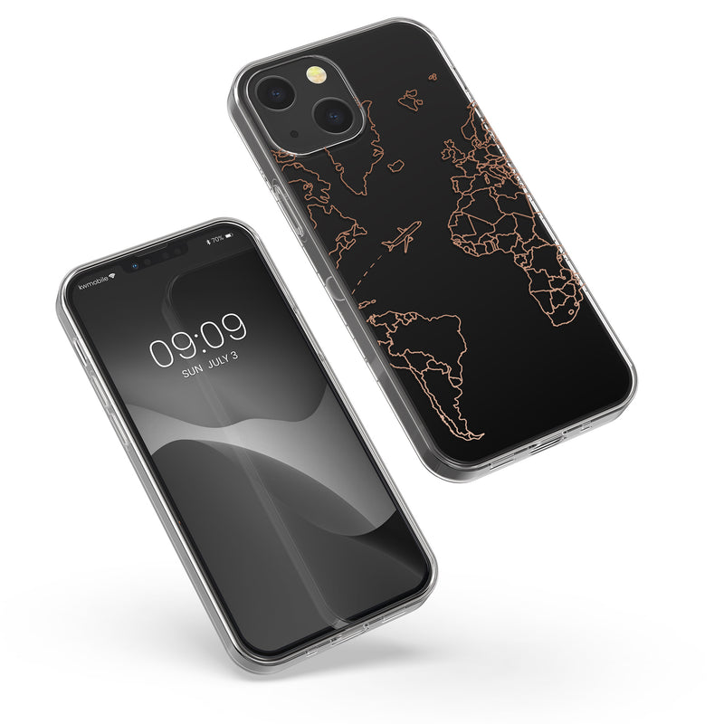 kwmobile Case Compatible with Apple iPhone 13 - Silicone Phone Case