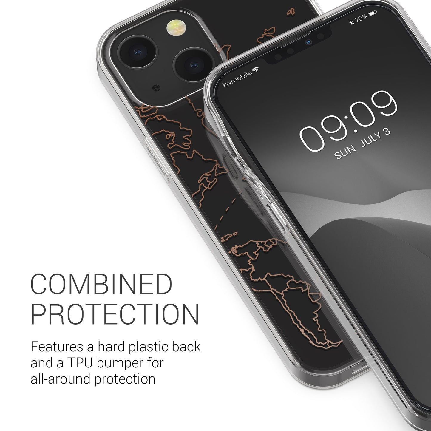 kwmobile Case Compatible with Apple iPhone 13 - Silicone Phone Case