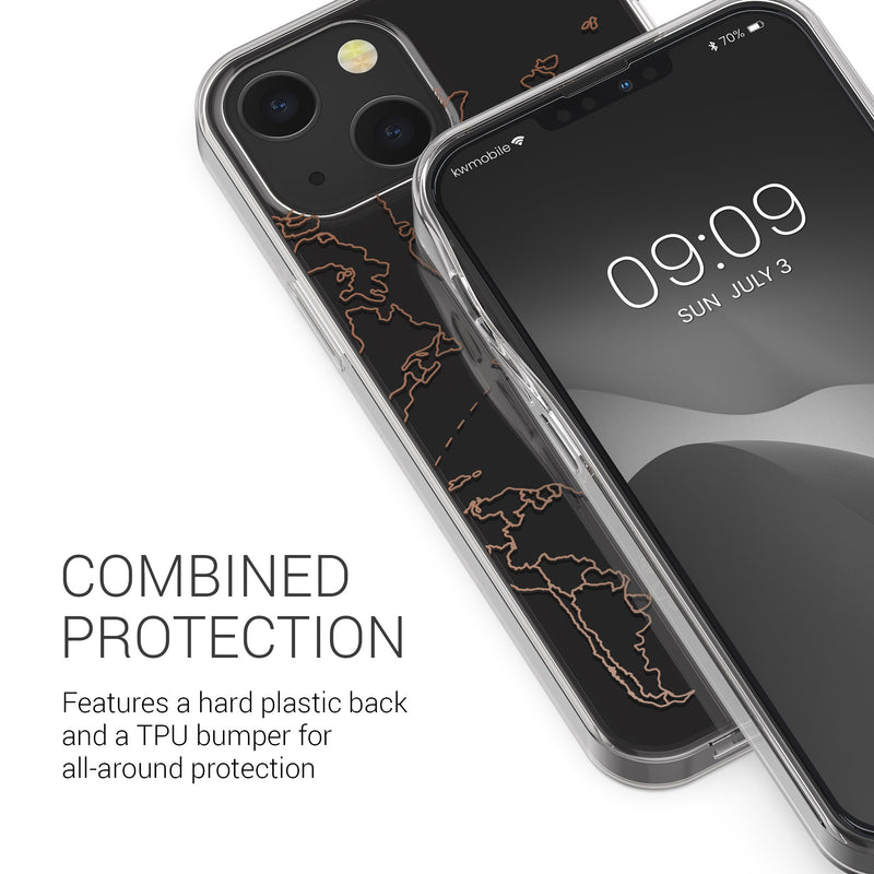 kwmobile Case Compatible with Apple iPhone 13 - Silicone Phone Case