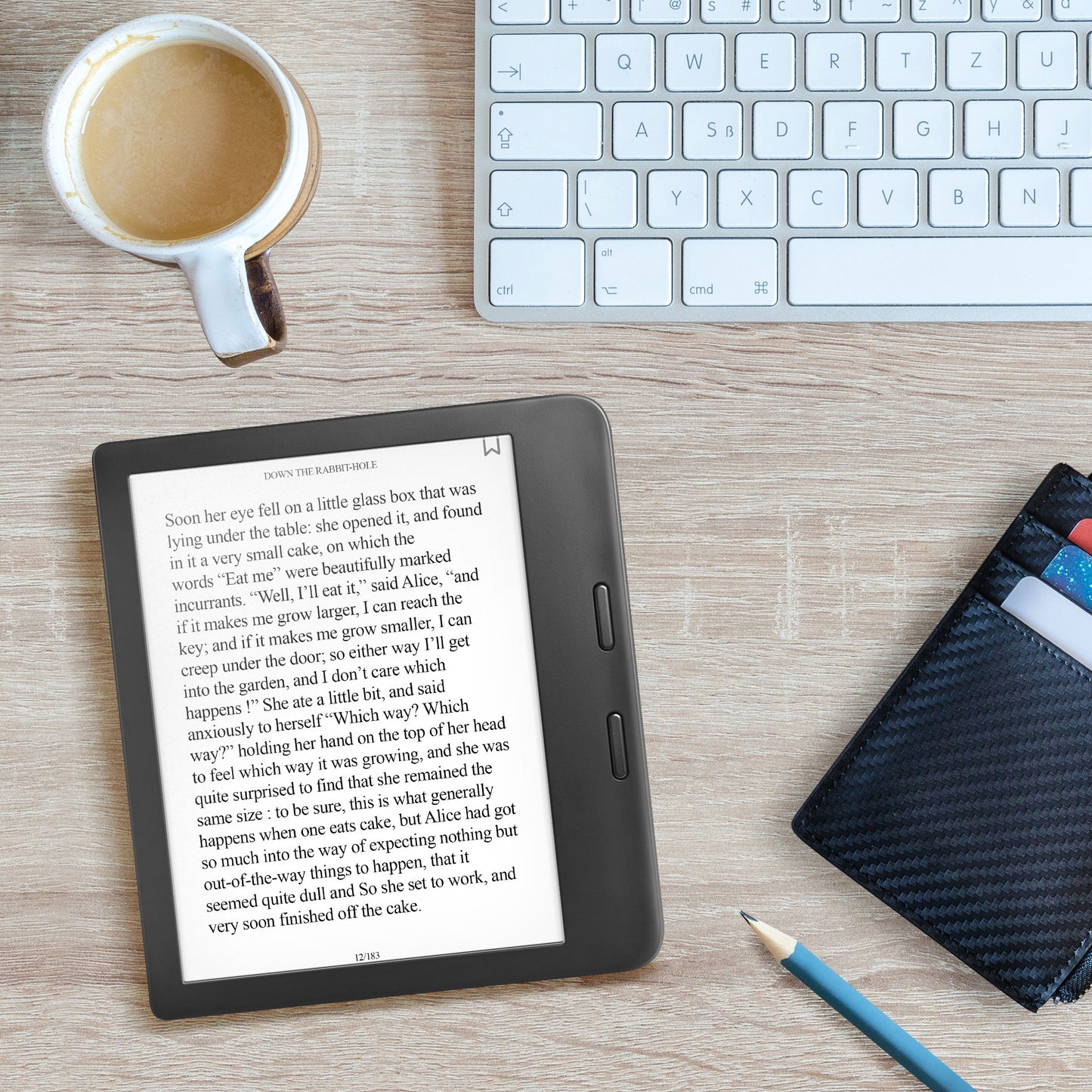kwmobile Screen Protector compatible with Kobo Libra 2 Full Screen eReader Protective Film eBook Display Protection Anti-Glare