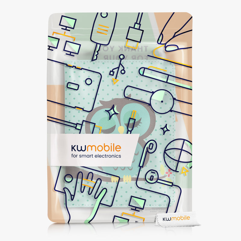 kwmobile Folding Case Compatible with Amazon Kindle Paperwhite 11th Generation 2021 Case - Flip Case for Kindle Paperwhite with Hand Strap