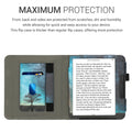 kwmobile Flip Cover compatible with Kobo Libra 2 - Case with Hand Strap