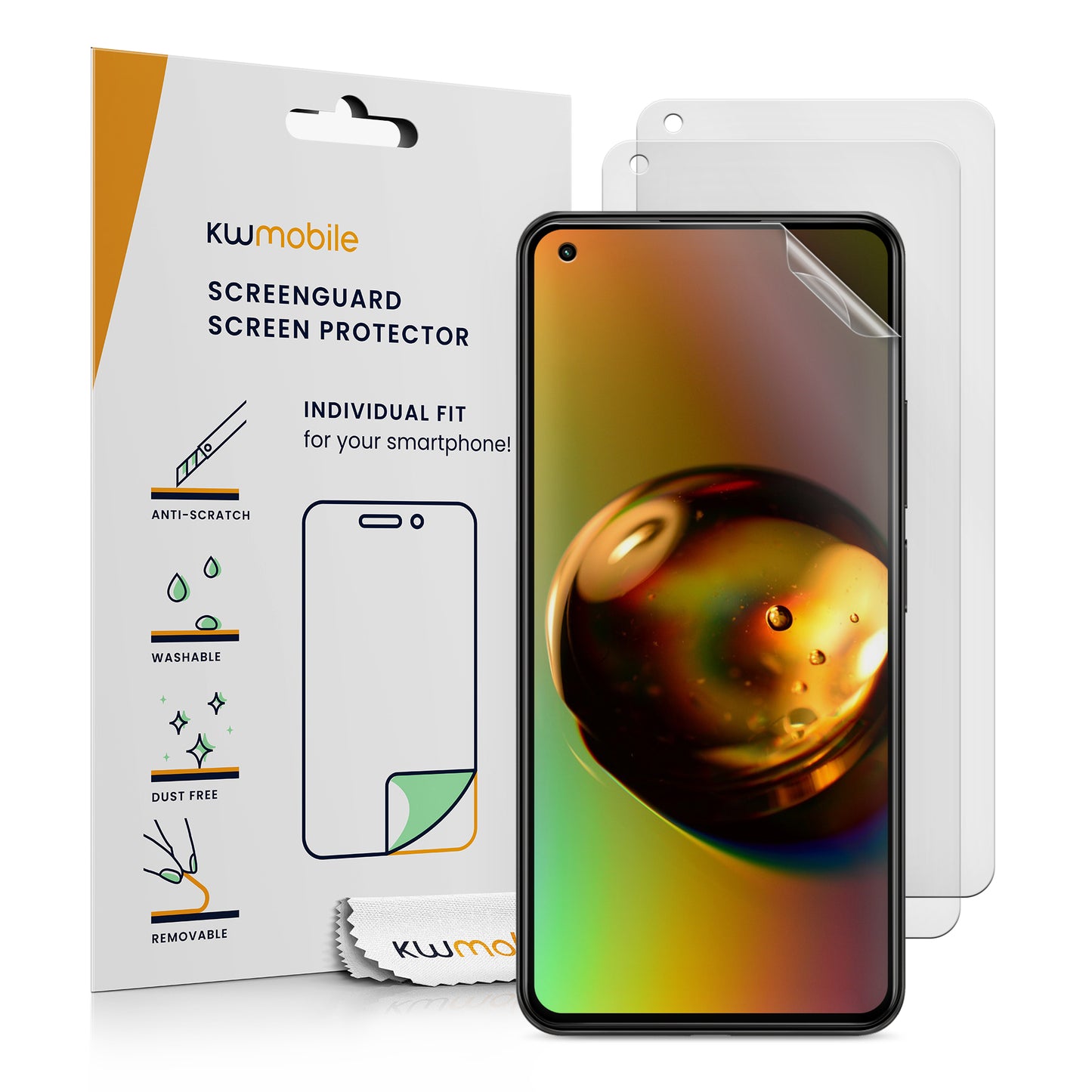 3x Crystal Clear Screen Protector for Xiaomi 11 Lite (5G) NE / Mi 11 Lite (5G)