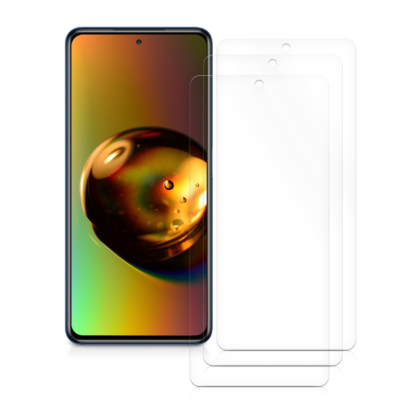 3x Matte Screen Protector compatible with Xiaomi Poco X3 NFC / Poco X3 Pro