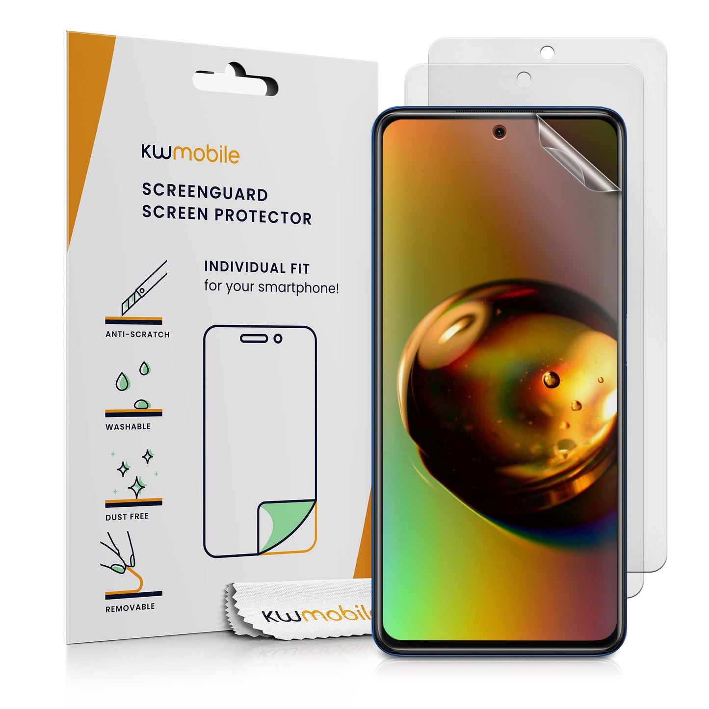 3x Matte Screen Protector compatible with Xiaomi Poco X3 NFC / Poco X3 Pro