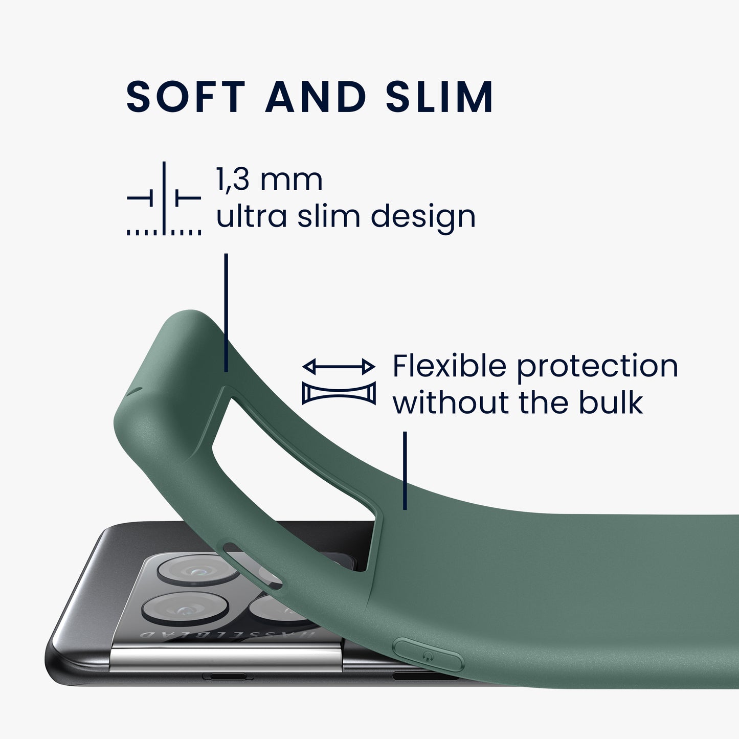 kwmobile Phone Case for OnePlus 10 Pro 5G - Wireless Charging - Protective Cover