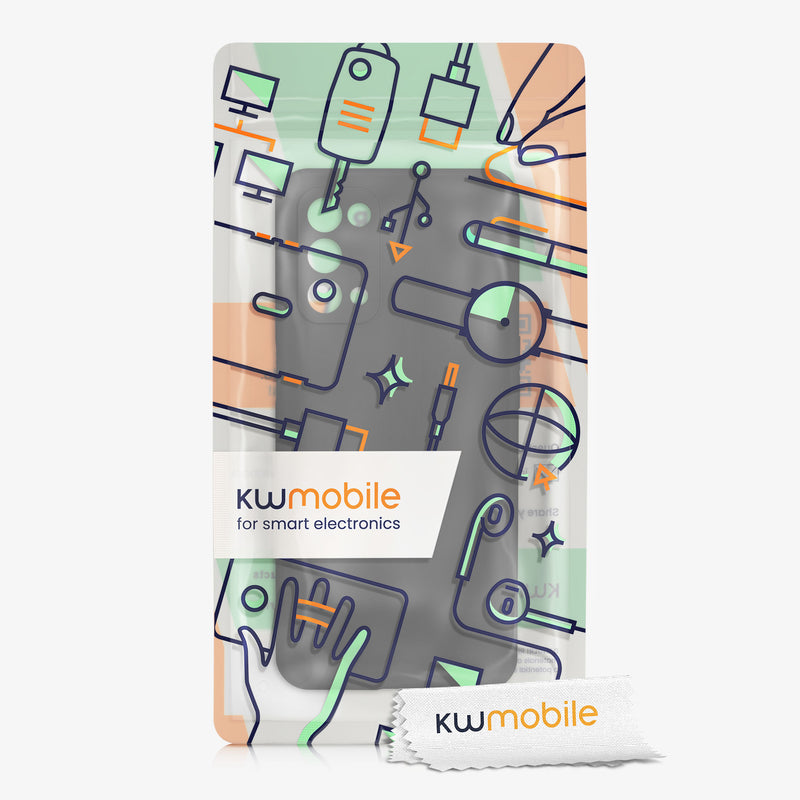 kwmobile Phone Case for Oppo A74 (5G) / A54 (5G) - Soft Silicone Phone Cover - Protective Case