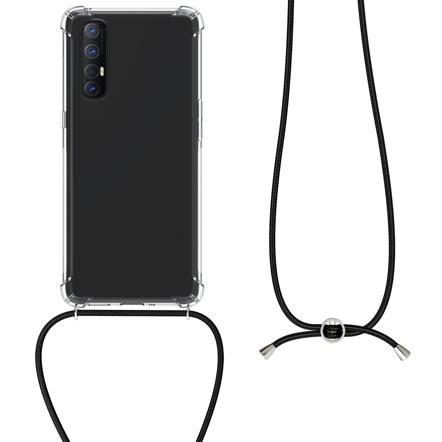 kwmobile Necklace Case compatible with Oppo Find X2 Neo Cover