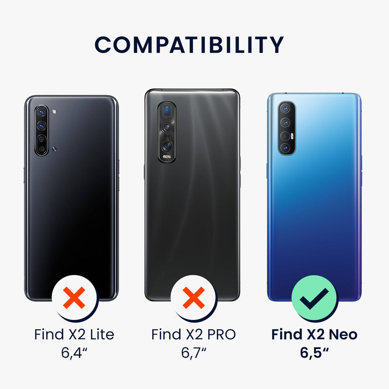 kwmobile Necklace Case compatible with Oppo Find X2 Neo Cover