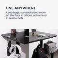 2X Table Handbag Holders Hooks