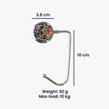 2X Table Handbag Holders Hooks