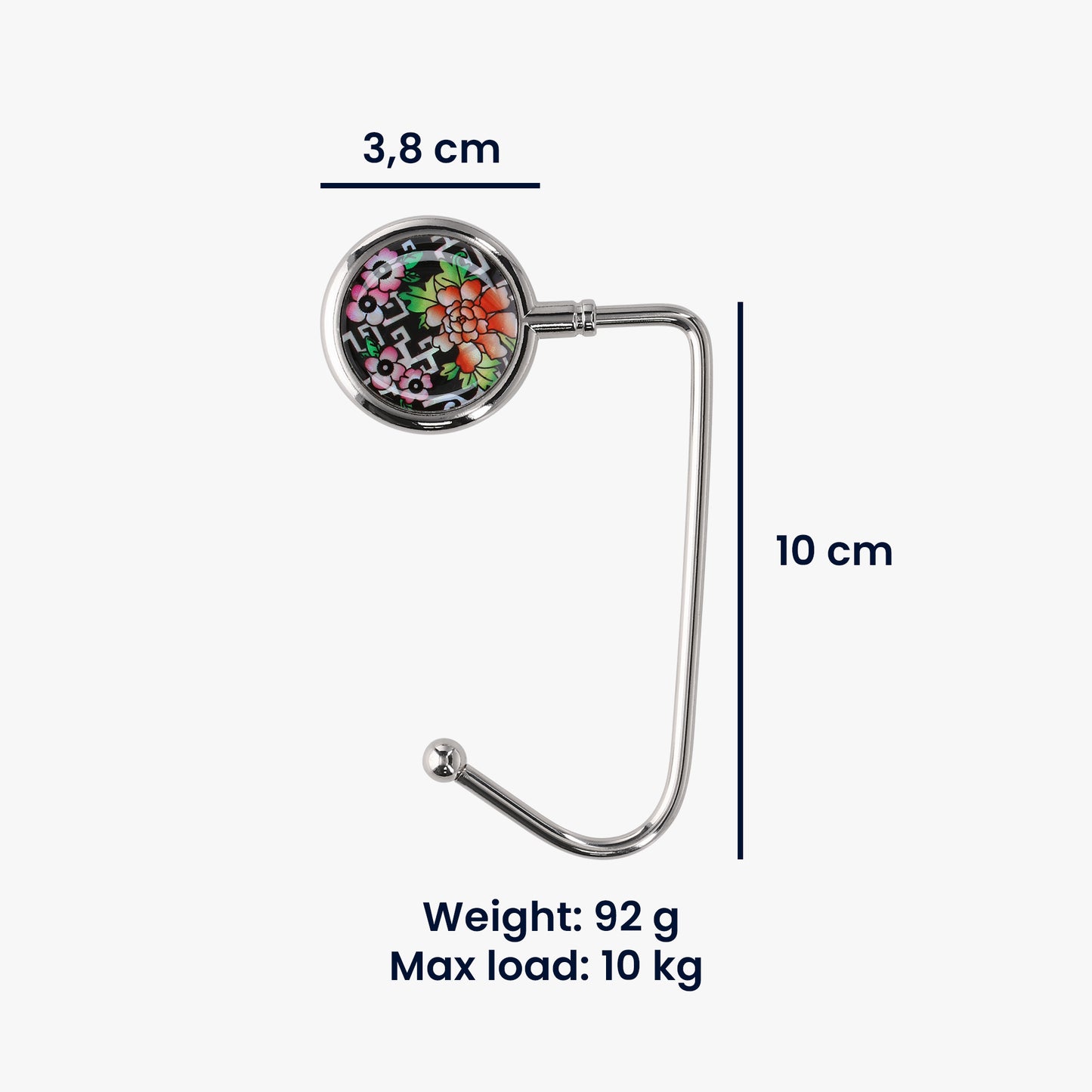 2X Table Handbag Holders Hooks