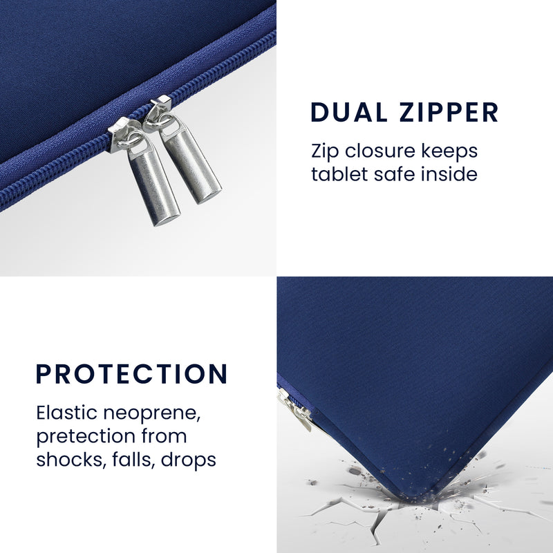 kwmobile Tablet Case compatible with 9.7"-11" Tablet - Universal Bag Cover Case - Protective Sleeve