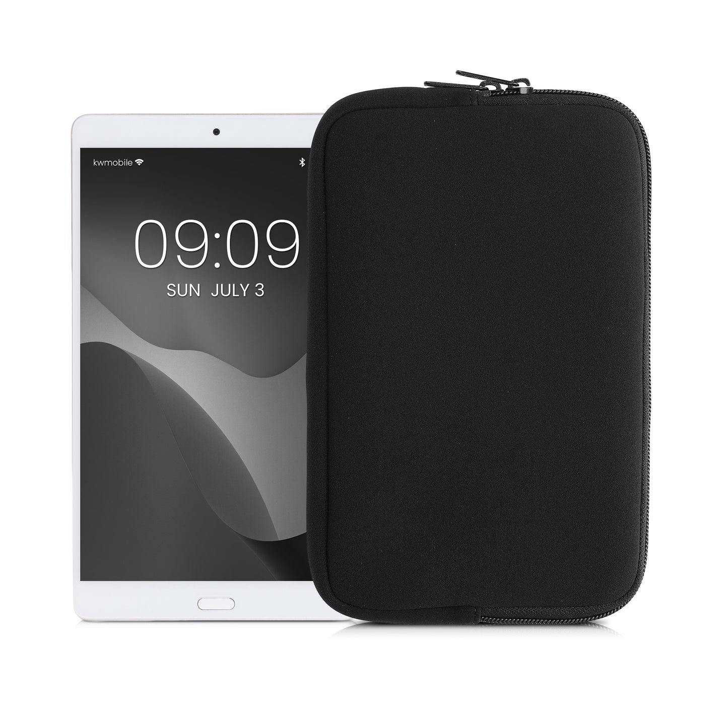 kwmobile Tablet Case compatible with 8"-8.4" Tablet - Universal Pouch Cover Case - Protective Sleeve