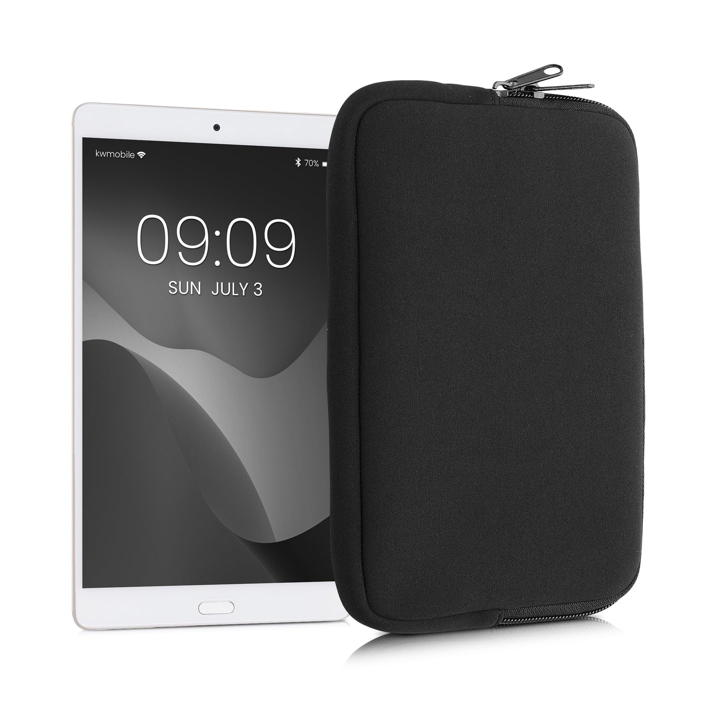 kwmobile Tablet Case compatible with 8"-8.4" Tablet - Universal Pouch Cover Case - Protective Sleeve