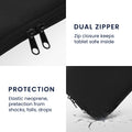 kwmobile Tablet Case compatible with 8"-8.4" Tablet - Universal Pouch Cover Case - Protective Sleeve