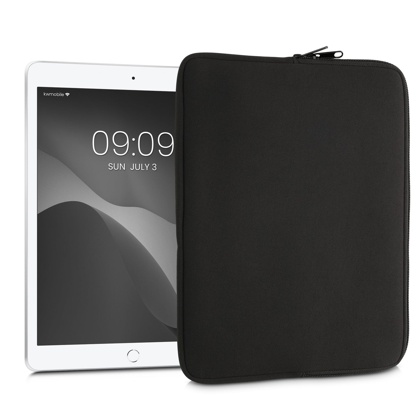 kwmobile Tablet Case compatible with 12.4"-12.9" Tablet - Universal Pouch Cover Case - Protective Sleeve