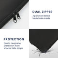 kwmobile Tablet Case compatible with 12.4"-12.9" Tablet - Universal Pouch Cover Case - Protective Sleeve