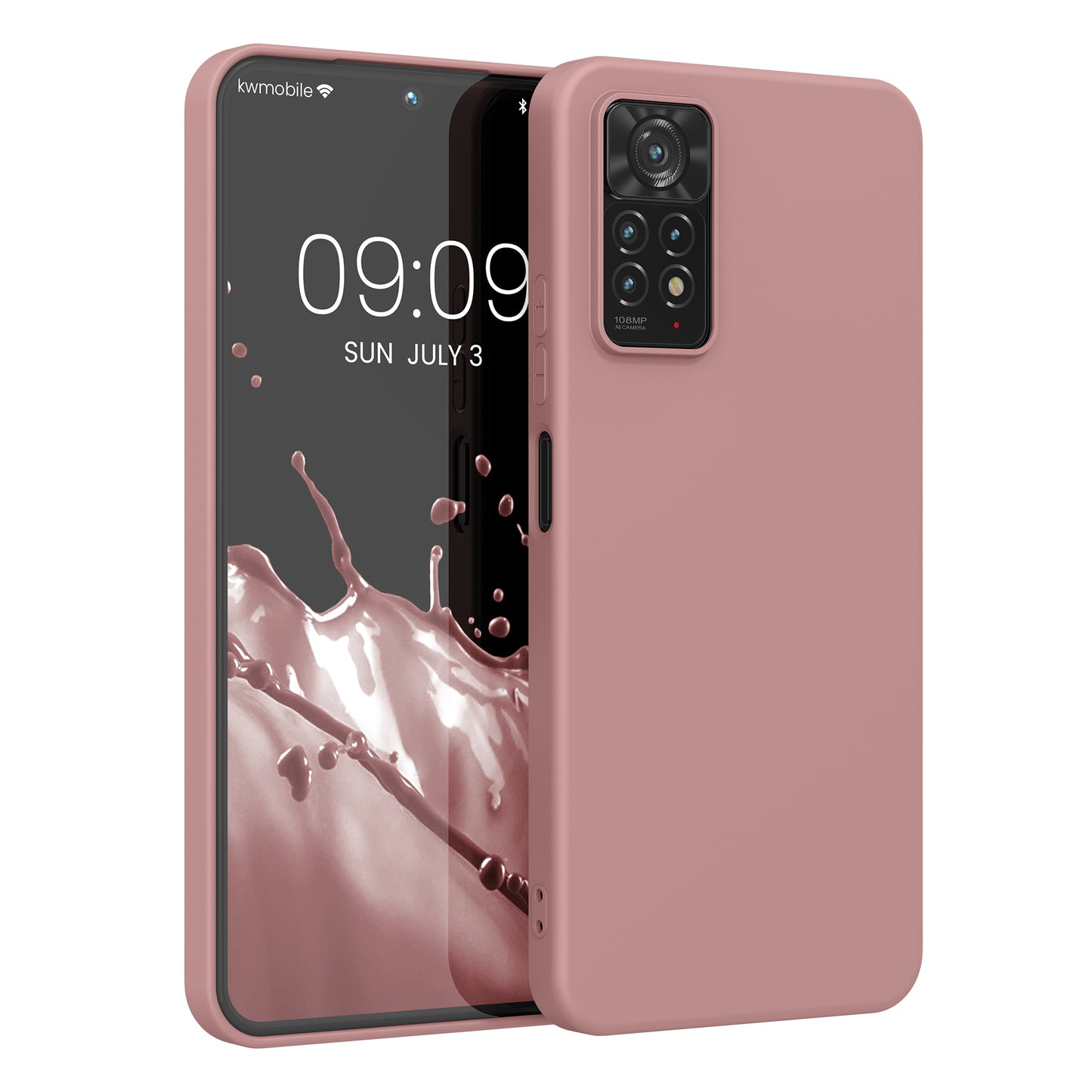kwmobile Phone Case for Xiaomi Redmi Note 11 Pro / Note 11 Pro (5G) / Note 12 Pro (4G) Case - Wireless Charging - Protective Cover