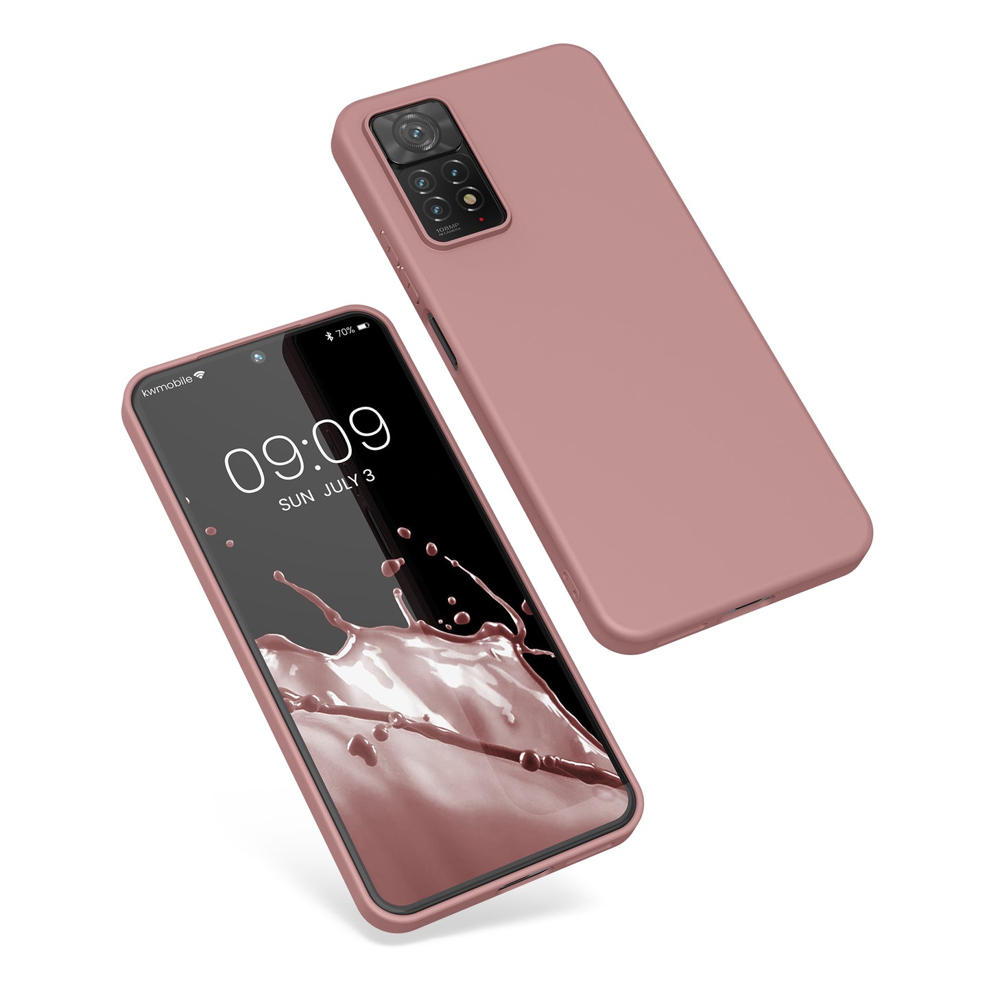 kwmobile Phone Case for Xiaomi Redmi Note 11 Pro / Note 11 Pro (5G) / Note 12 Pro (4G) Case - Wireless Charging - Protective Cover