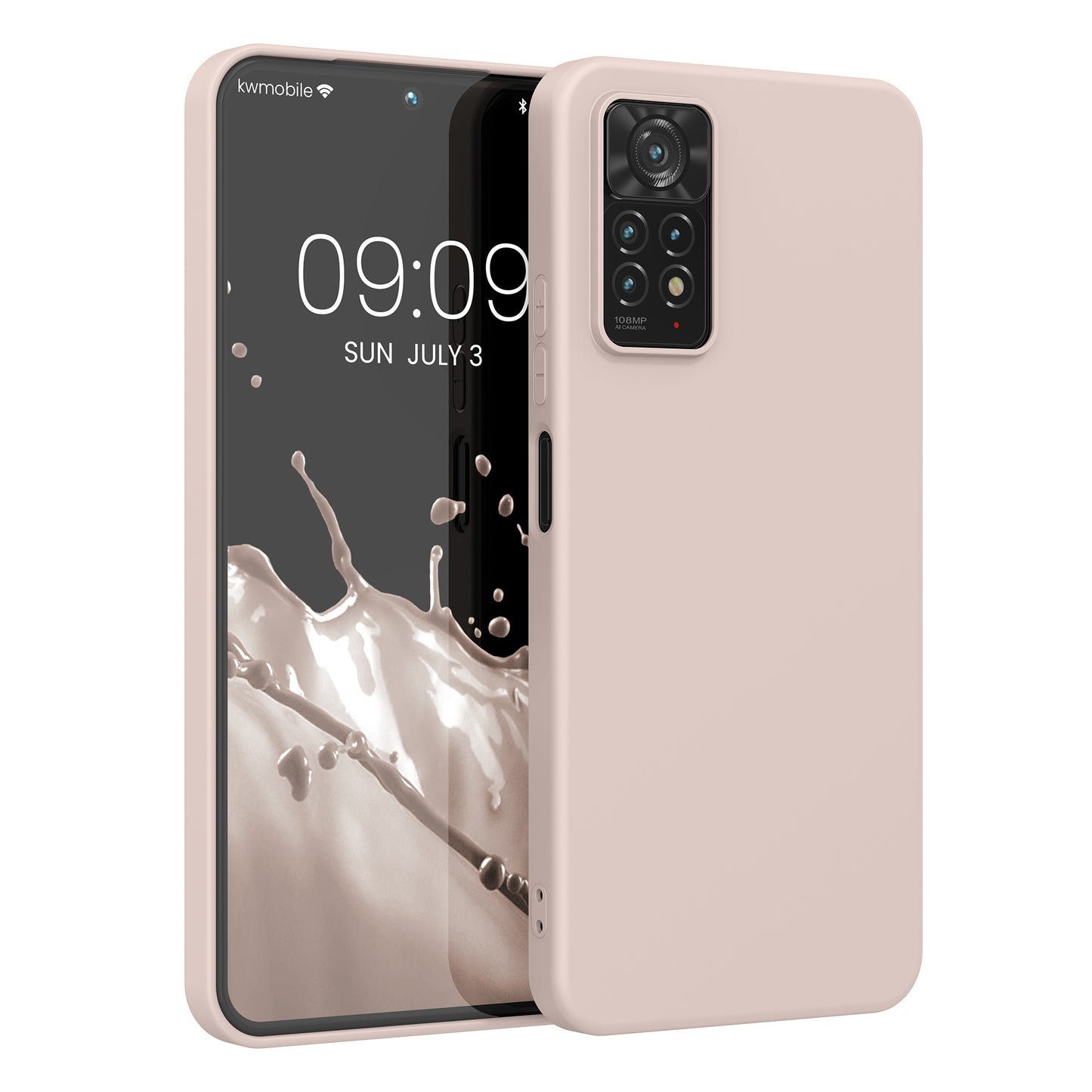 kwmobile Phone Case for Xiaomi Redmi Note 11 Pro / Note 11 Pro (5G) / Note 12 Pro (4G) Case - Wireless Charging - Protective Cover