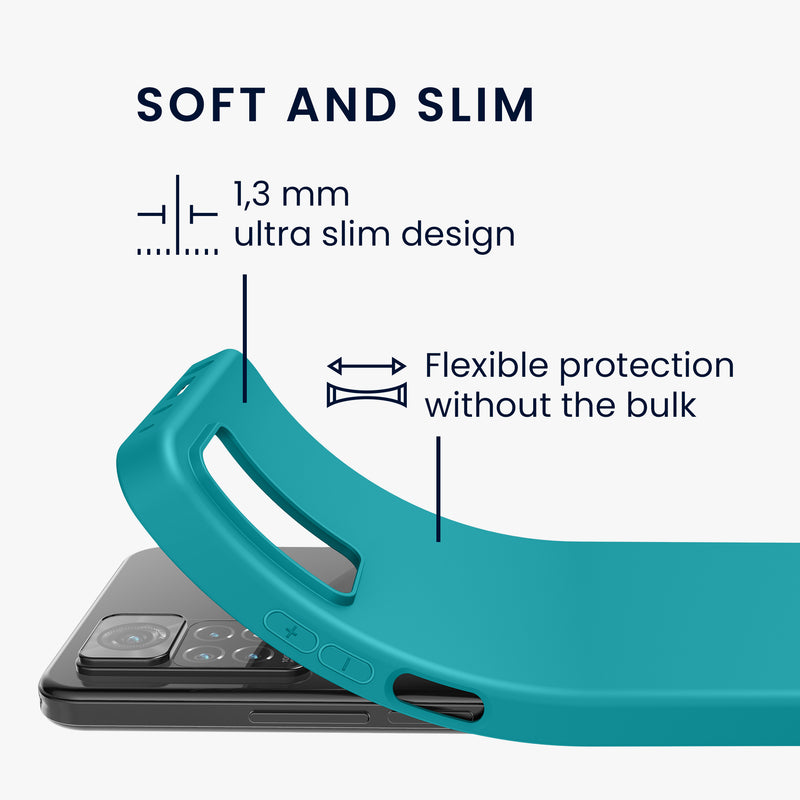 kwmobile Phone Case for Xiaomi Redmi Note 11 Pro / Note 11 Pro (5G) / Note 12 Pro (4G) Case - Wireless Charging - Protective Cover