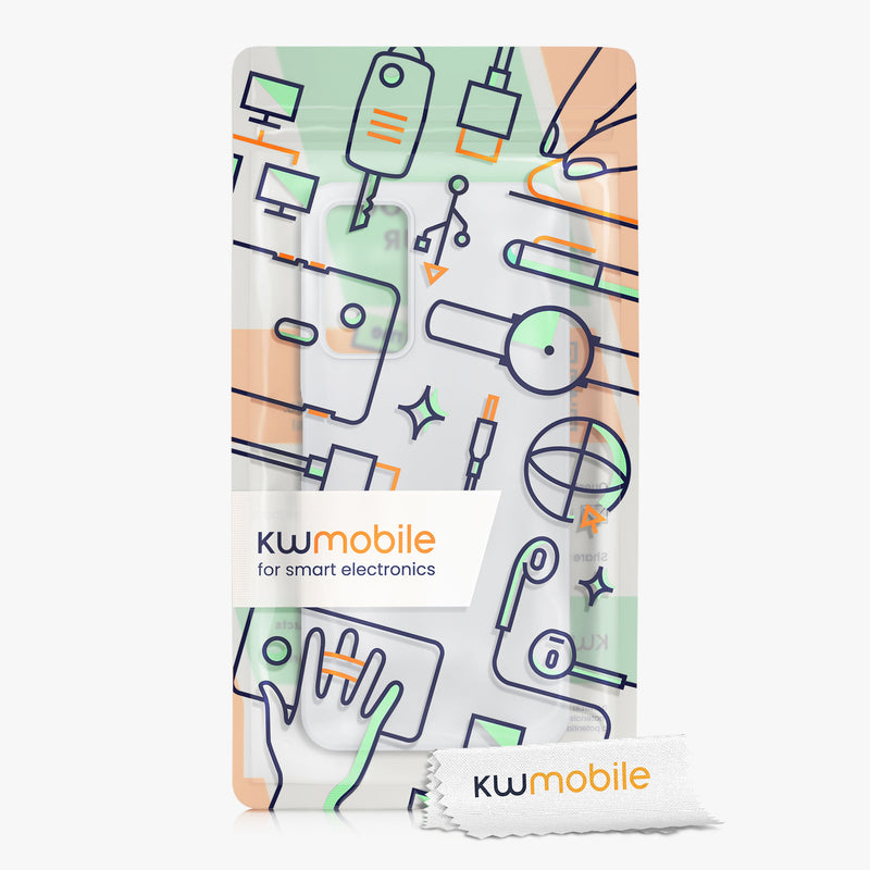 kwmobile Phone Case for Xiaomi Redmi Note 11 Pro / Note 11 Pro (5G) / Note 12 Pro (4G) Case - Silicone - Wireless Charging - Protective Cover