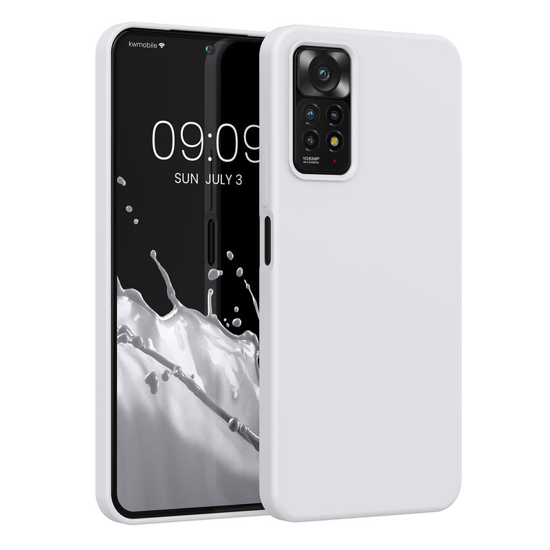 kwmobile Phone Case for Xiaomi Redmi Note 11 Pro / Note 11 Pro (5G) / Note 12 Pro (4G) Case - Silicone - Wireless Charging - Protective Cover