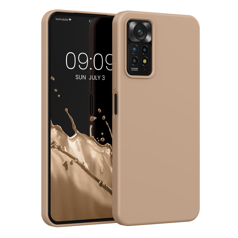 kwmobile Phone Case for Xiaomi Redmi Note 11 Pro / Note 11 Pro (5G) / Note 12 Pro (4G) Case - Silicone - Wireless Charging - Protective Cover