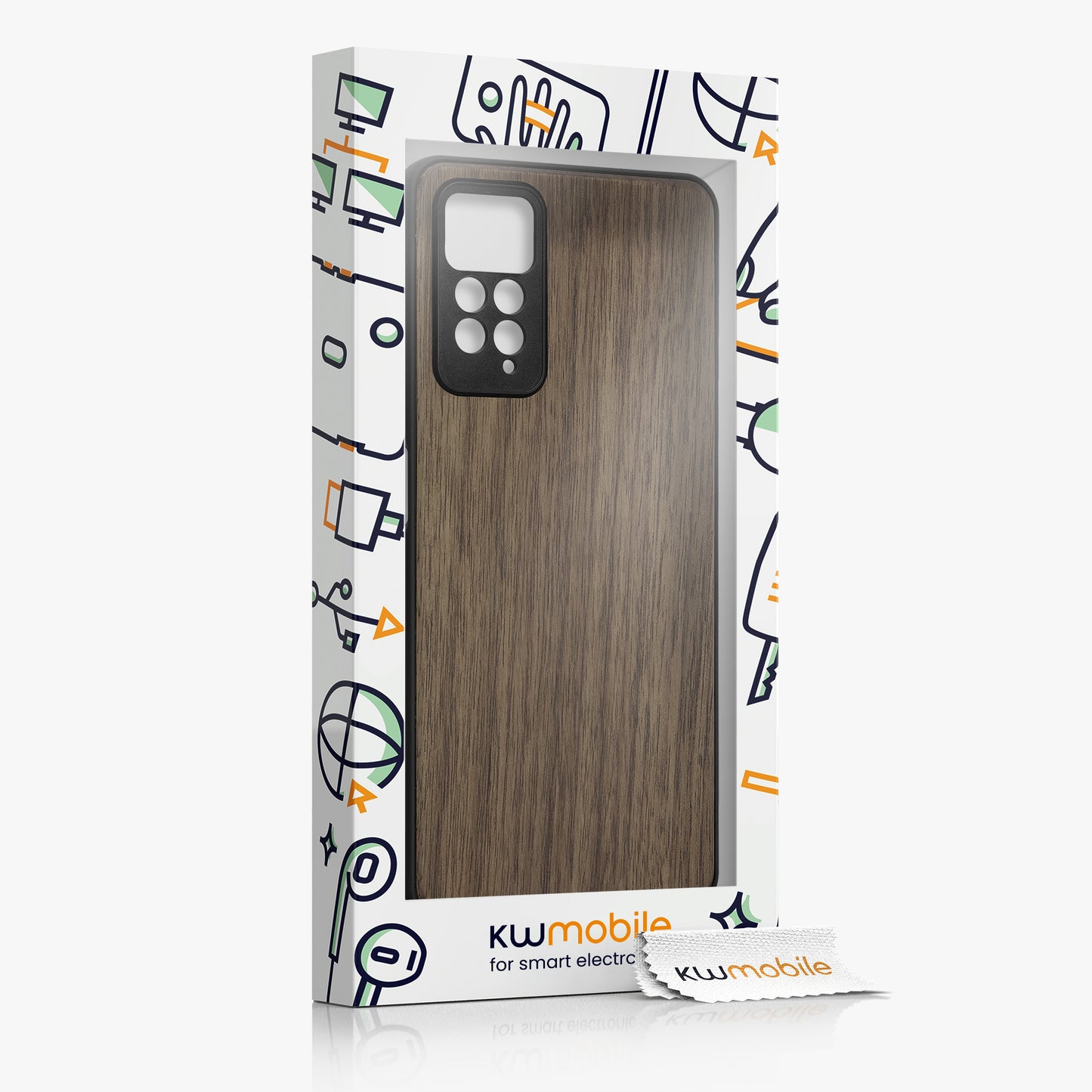 kwmobile Case Compatible with Xiaomi Redmi Note 11 Pro / Note 11 Pro (5G) / Note 12 Pro (4G) - Shockproof Phone Cover - TPU Phone Case
