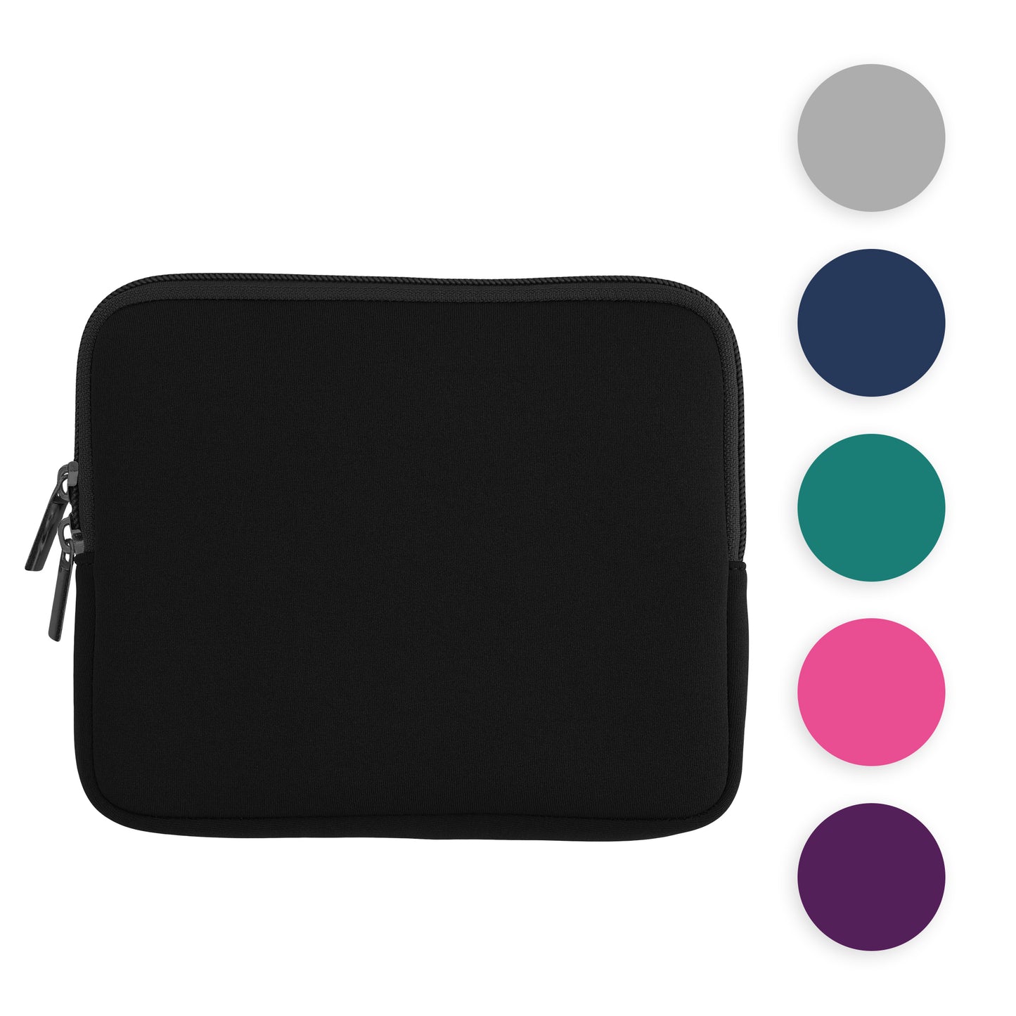 kwmobile Schutztasche für eReader - Neopren Tasche Hülle Cover Case Schutzhülle Dunkelgrün - 17,5 x 14,7 cm Innenmaße Dunkelgrün  