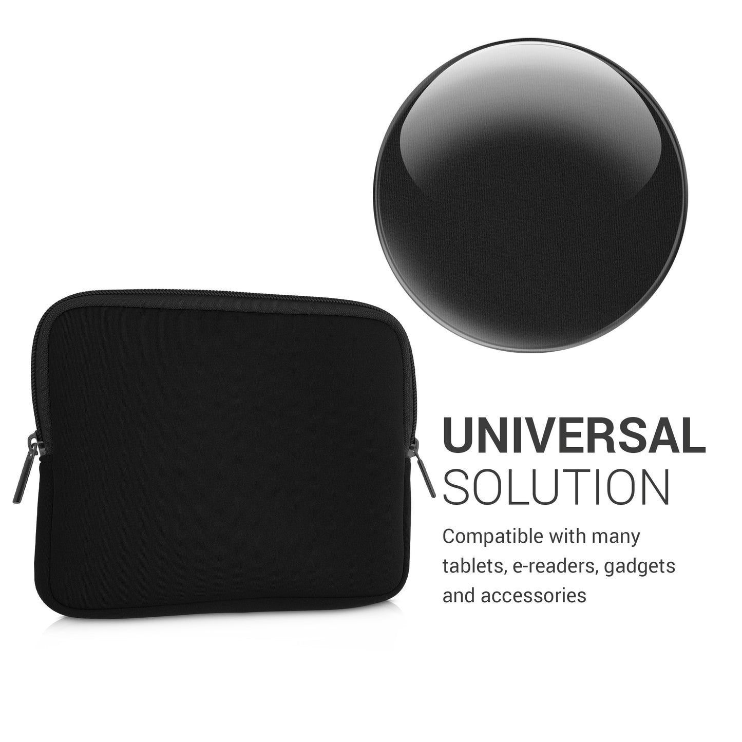 kwmobile Protective Case for eReader Sleeve Cover Case Protective Cover - 17.5 x 14.7 cm Inner Dimensions