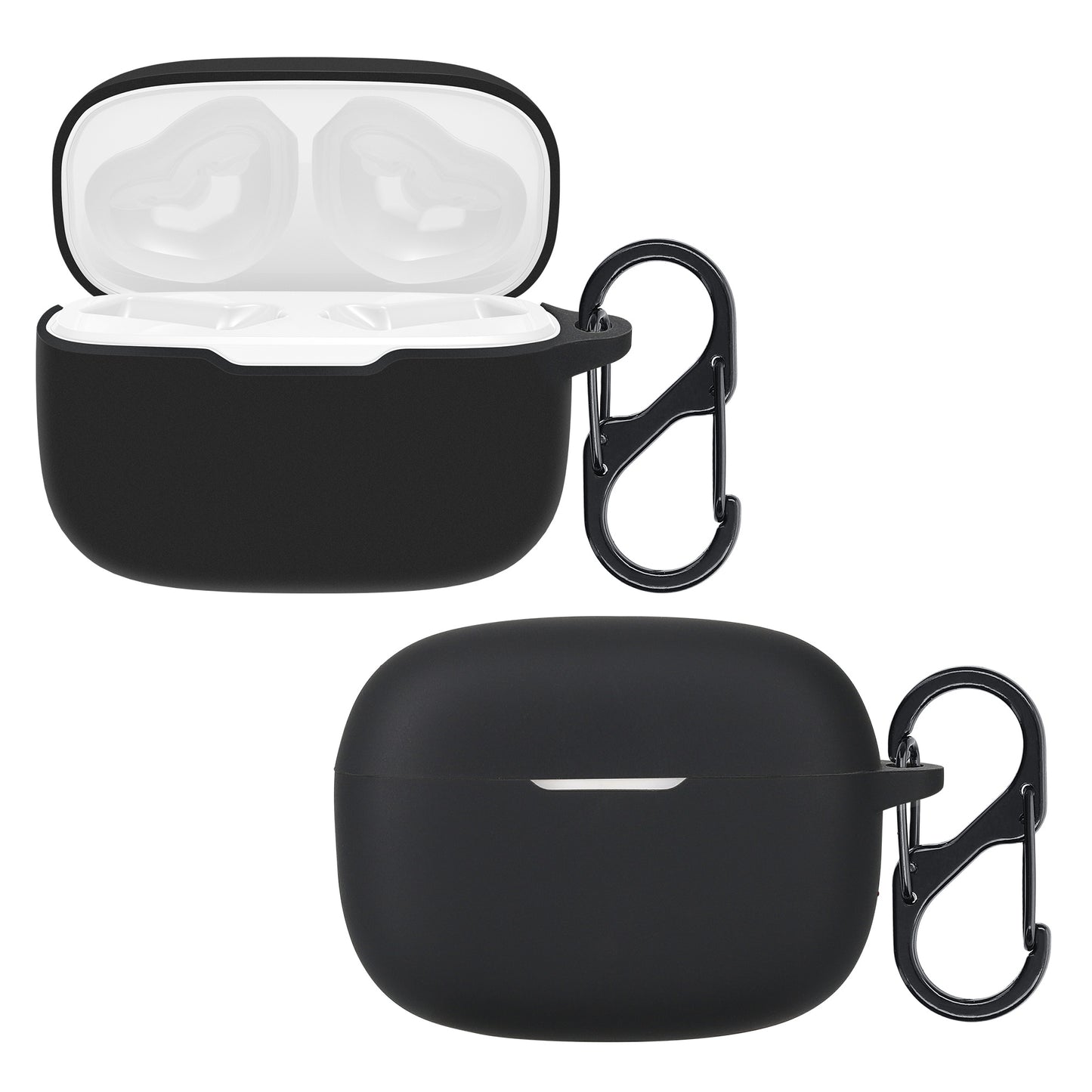 kwmobile Case Compatible with JBL Wave 200TWS Headphones Case Protective Cover