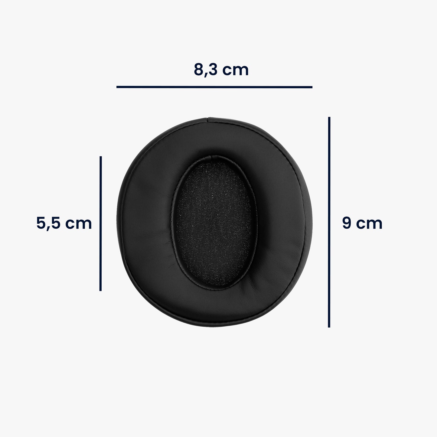 kwmobile Ear Pads for Sennheiser HD 300 Ear Cushions Replacement Ear Pads Headphone Spare Parts Headphone Replacement Pads for Over Ear Headphones