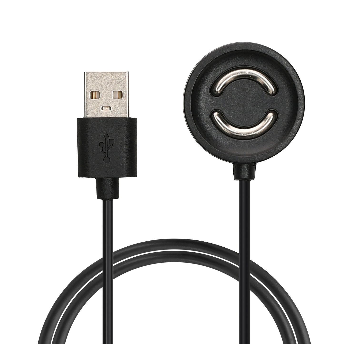 kwmobile USB Kabel Charger kompatibel mit Suunto Peak 9 Ladekabel - Smart Watch Ersatzkabel - Fitnesstracker Aufladekabel in Schwarz Schwarz  