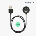 kwmobile USB Charger Cable compatible with Suunto Peak 9 Charging Cable - Smartwatch Replacement Cable - Fitness Tracker Charging Cable