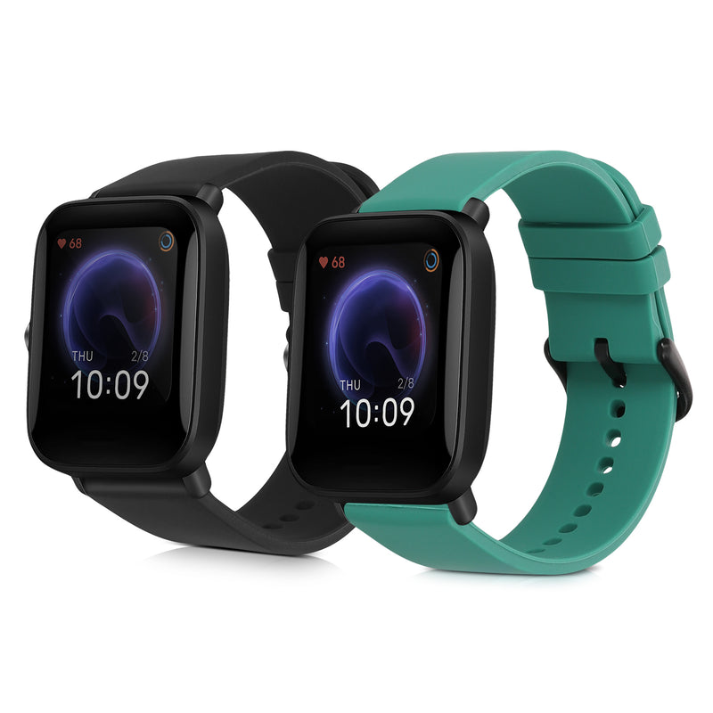 kwmobile Watch Strap for Huami Amazfit Bip U / Bip U Pro - Fitness Tracker Band Set Replacement Strap Smartwatch