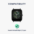 kwmobile Watch Strap for Huami Amazfit Bip U / Bip U Pro - Fitness Tracker Band Set Replacement Strap Smartwatch