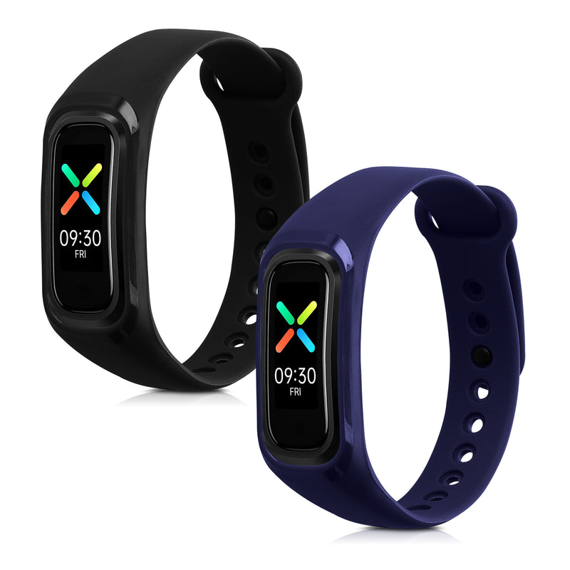 kwmobile Watch Strap for Oppo Band Sport Bracelet Fitness Tracker Band Set Replacement Strap Smartwatch