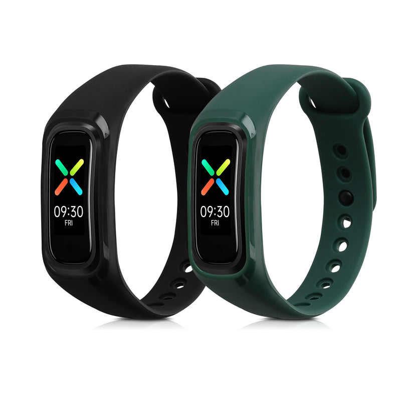 kwmobile Watch Strap for Oppo Band Sport Bracelet Fitness Tracker Band Set Replacement Strap Smartwatch