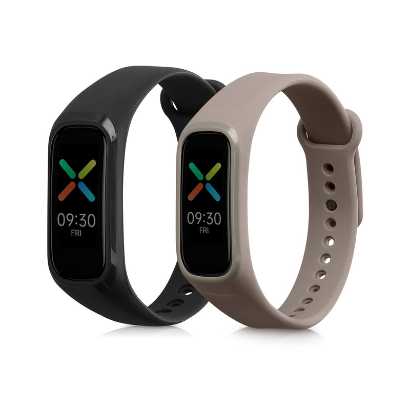 kwmobile Watch Strap for Oppo Band Sport Bracelet Fitness Tracker Band Set Replacement Strap Smartwatch